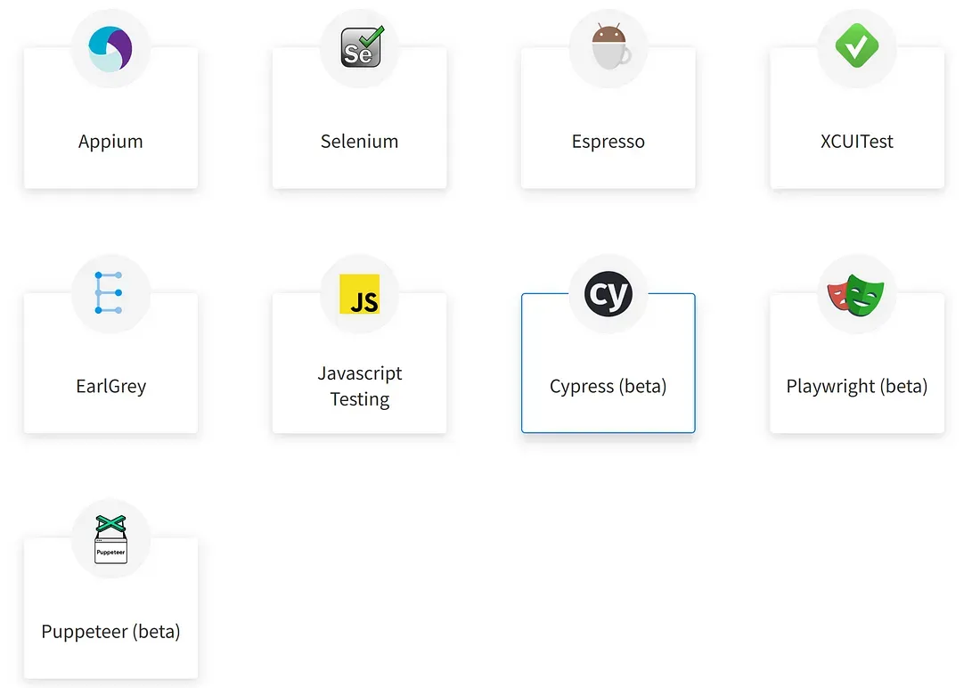 BrowserStack Frameworks